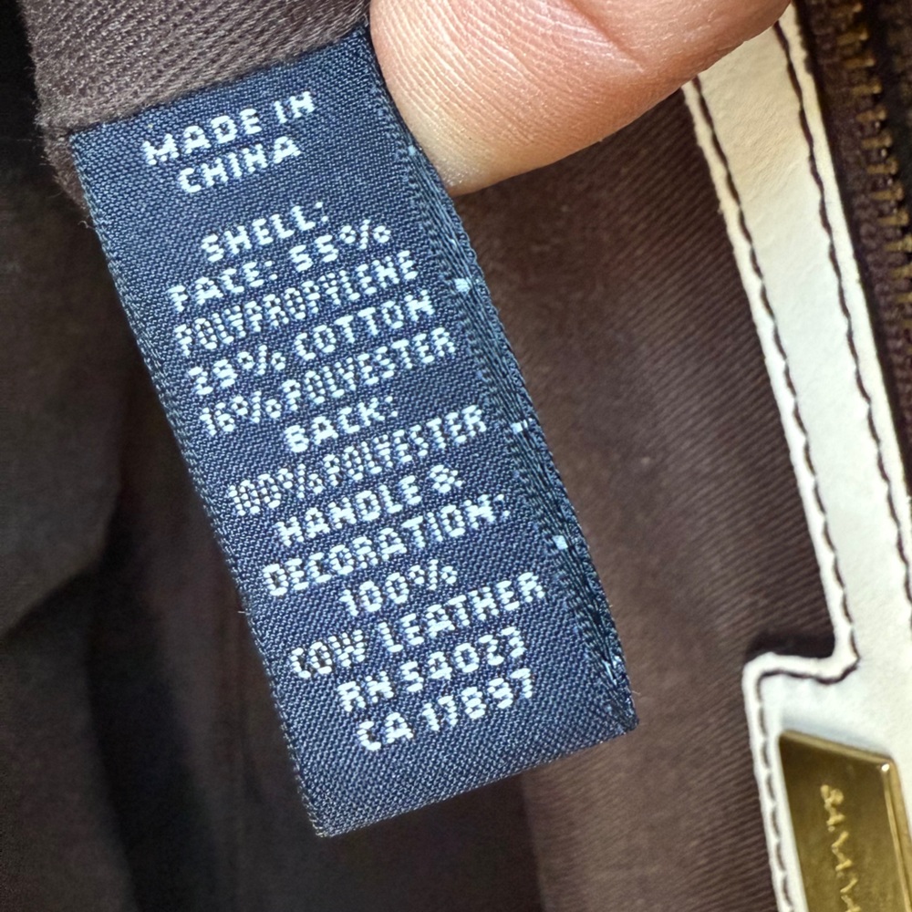 Banana Republic Tan and Cream Tote - Picture 10 of 10